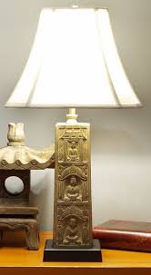 Stone Buddha Table Lamp With Shade Asian Table Lamps By China Furniture And Arts Table Lamp Lamp Asian Table Lamps