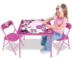 Now Your Child Can Have Hours Of Fun With The Minnie Mouse First Fashionista Erasable Activity Table Toddler Desk And Chair Activity Table Kids Activity Table
