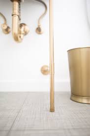 These make a great addition for modern bathrooms!. Diy Gold Sink Legs Lovely Indeed