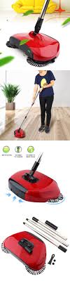 Carpet And Floor Sweepers 79657 Non Electric Adjustable Spin Hand Push Sweeper Broom Floor Cleaning Mop Home Floor Cleaning Mop Cleaning Mops Floor Sweepers