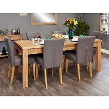Heirloom quality dining tables, dining chairs, buffets, sideboards & hutches from the finest solid american hardwood. Mobel Solid Oak Furniture Medium Dining Table And Six Slate Chairs Set