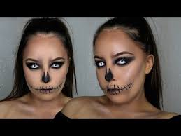 easy skull makeup tutorial