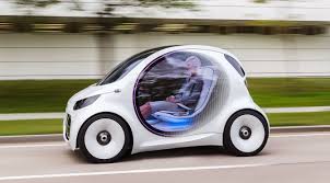 Smart Envisions Eq Fortwo Concept As Ride Sharing Self Driving Ev Extremetech Car Sharing Car Smart Car