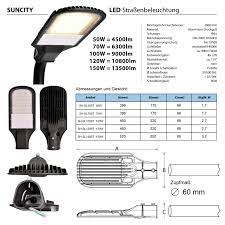 led strassenbeleuchtung strassenlampe hofbeleuchtung hallenbeleuchtung parkplatz ebay strassenlampe strassenbeleuchtung hofbeleuchtung