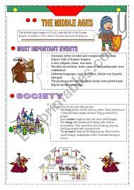 Middle Ages Esl Worksheet By Lacuxi Middle Ages Reading Worksheets Worksheets