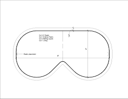 I designed this free sleep mask pattern (download here) to be easy for beginners to sew. Sewing Pattern Sleep Mask