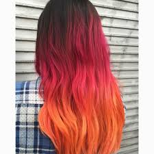 The 26 Wildest Dye Jobs That Will Inspire Your Next Hair Transformation Pink And Orange Hair Orange Ombre Hair Best Hair Dye