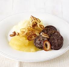 Gebratene Blutwurst Mit Apfelmus Rezept Blutwurst Blutwurst Braten Wurstchen