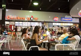 People Eating In Fast Food Restaurants Las Vegas Shopping Mall Las Vegas Usa Stock Photo Alamy