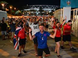 Riot police struggled to break up the restless crowds after the three lions' crushing. Euro 2020 Coming Home Hurts Most For England Fans In Rome After Win Over Ukraine Football Gulf News