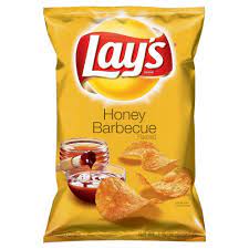 Lay S Honey Barbecue Flavored Potato Chips 7 75oz Honey Barbecue Lays Potato Chips Potato Chips