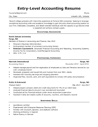 Writing a resume is tough. Entry Level Accounting Resume Sample 4 Writing Tips Rc
