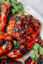 Chinese Char Siu Grilled Chicken Recipe Grilled Chicken Recipes Food Dishes Grilling Recipes