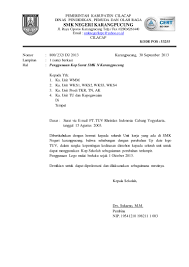 Ketika membuatnya anda juga memerlukan aplikasi, yang paling mudah dan efisien adalah dengan microsoft word dan excel. Kop Surat Iso 9001 1314