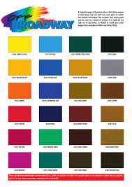 Rosco Paint Color Chart