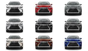 2016 Lexus Rx 350 Color Chart Best Picture Of Chart