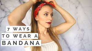 Want to try bangs but don't want to make the chop? 7 Diy 1 Minute Bandana Hairstyles Youtube