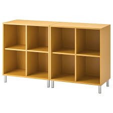 Eket تشكيلة خزانات بأرجل ذهبي يني Ikea
