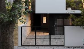Namun bukan berarti anda tidak bisa membuatnya tampil lebih sederhana. 8 Desain Pagar Besi Minimalis Model Wire Mesh Yang Cantik Modern