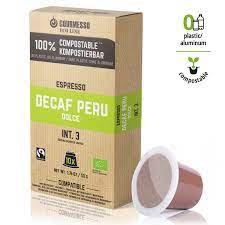 Try us, you might like us! Gourmesso Eco Line Compostable Capsules For Nespresso Machines 10 Ct Decaf Peru Dolce Compatible Organic Fairtrade Coffee Pods Walmart Com Walmart Com