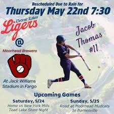 Due to mother nature and field conditions, our season opener will have to  wait one day. Tomorrow, we venture to Fargo to take