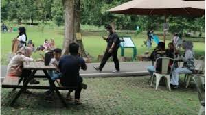 Sebelum masuk ke kebun raya, kamu harus membeli tiket biaya tiket masuk kebun raya baturaden hanya sebesar 10 ribu rupiah per orang. Wisatawan Ke Kebun Raya Bogor Harus Tes Genose Suara Bogor
