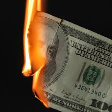 Burn Money Gif 500 500 Budgeting Dollar Barter