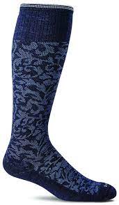 Amazon Com Sockwell Women S Damask Moderate 15 20mmhg Graduated Compression Socks Clothing Womens Compression Socks Compression Socks Sockwell