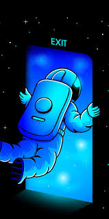 Trill wallpapers app is created for dope ; 1080x2160 Exit Door Astronaut Artwork Wallpaper Space Artwork Minimal Wallpaper Astronaut Art