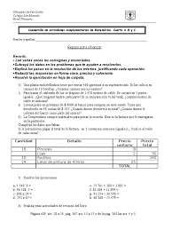 Cuadernillo de actividades para preescolar matemáticas 1, 2 y 3. Recorda Lee Varias Veces Las Consignas Y Enunciados Negocios