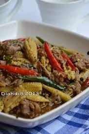 Diah Didi S Kitchen Tumis Putren Daging Saus Lada Hitam Yummy Makanan Memasak Tumis
