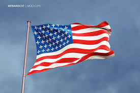 3d Flag Mock Up Mockup Graphic Design Layouts Mocking