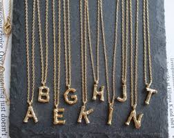 Cheap pendant necklaces, buy quality jewelry & accessories directly from china suppliers:bamboo initial k letter necklace snake chain gold alphabet jewelry . Celine Alphabet Etsy