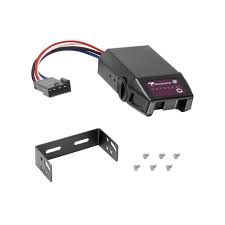 The trailer has electric over hydraulic brakes. Tekonsha Voyager Electric Brake Controller Control Module