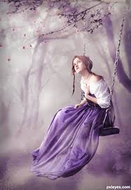 The page contains purple and similar colors including their accompanying hex and rgb codes. Woman In Purple Swinging Purple Love Photoshop Images Purple Color