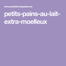Epingle Sur Petits Pains Au Lait Facile