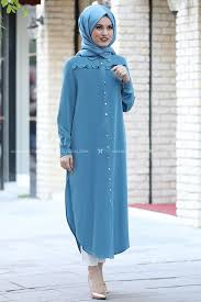 Indigo Firfirli Tunik Ad14012 Alyadua Moda Stilleri Tunik Indigo