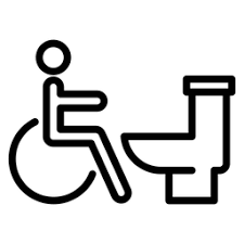 Disabled Toilet Icon Of Line Style Available In Svg Png Eps Ai Icon Fonts