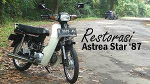 Helm astrea grand pet panjang pendek: Vlog Honda Astrea Star Hasil Restorasi Tmcblog Youtube