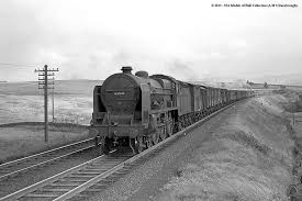 08 1954 Shap 45541 Duke Of Sutherland Steam Locomotive Old Trains Steam Railway