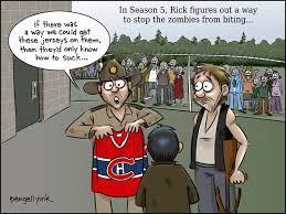 Leafs vs habs, you could also find another pics such as mars, leafs, stanley cup , martian. Leafs Vs Habs The Walking Dead All Rolled Into One Theleafsnation