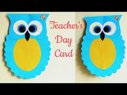 11 teachers day card making ideas. Diy Teachers Day Card Handmade Teachers Day Card Making Ideas Kids Project Idea Cute Greeting Card