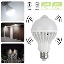 Indoor Outdoor Motion Sensor Light Bulb Motion Activated Led