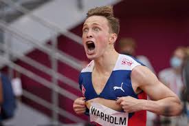 Karsten warholm (ulsteinvik, 28 februari 1996) is een noors atleet, die gespecialiseerd is in hordelopen en sprint. Xtmzzkrywdjkvm