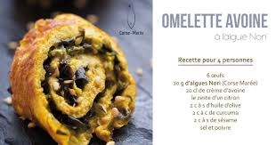 Omelette A La Creme D Avoine Et A L Algue Nori Corse Maree Creme D Avoine Algue Nori Omelette