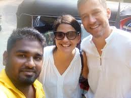 Mr & Mrs Michael Kiesel from Sweden enjoying the Kandy City Tour by Tuk Tuk  😍 🛺🛺🛺🛺🛺🛺🛺🛺🛺🛺🛺🛺 😍 👨Handled by : Nilanka 📍Reservation source  : Online booking . . . . #srilanka #