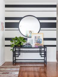 Black And White Striped Wall Decor Holly Ryan S Modern Vintage Mix Striped Walls Decor Interior