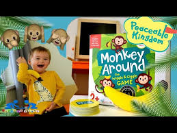 To behave in a silly and annoying way: Games For Toddlers Monkey Around By Peaceable Kingdom Play And Review Youtube