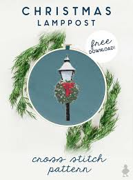 But no one can deny that the closer the holidays get, the more hectic our lives become. Christmas Lamppost Free Cross Stich Pattern Ugly Duckling House
