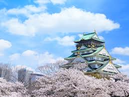 For cherry blossoms some great places are: History And Cherry Trees At Osaka Castle Park Nippon Com